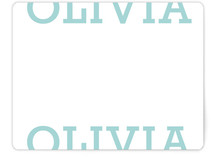 Half and Half Personalized Stationery