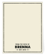 Antique Personalized Stationery