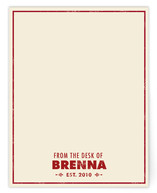 Antique Personalized Stationery