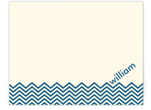 Chevron Waves Personalized Stationery