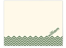 Chevron Waves Personalized Stationery