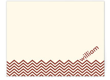 Chevron Waves Personalized Stationery