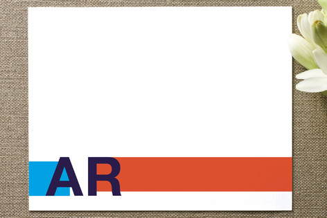 Swoosh Personalized Stationery