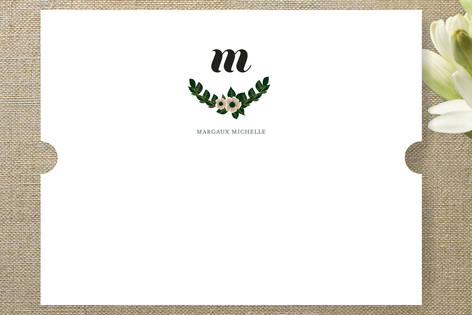 Heirloom Monogram Personalized Stationery