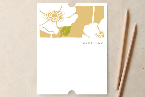 Poppy Field Personalized Stationery