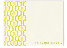pineapple pattern Personalized Stationery