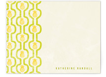 pineapple pattern Personalized Stationery