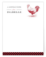 Red Rooster Personalized Stationery