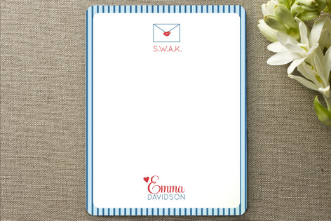 Sealed with a Kiss Personalized Stationery