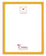 Sealed with a Kiss Personalized Stationery