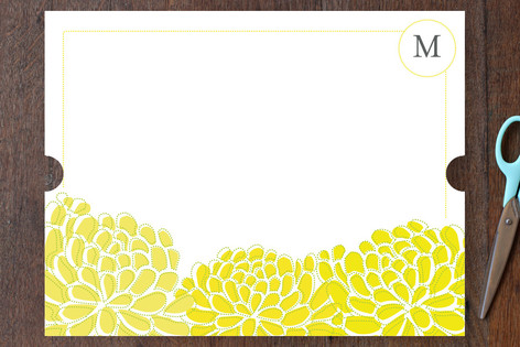 sunny botanical Personalized Stationery