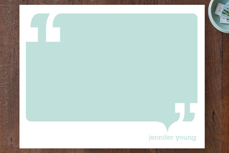 Talk bubble Personalized Stationery