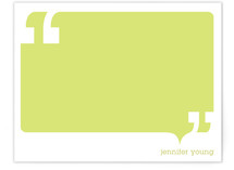 Talk bubble Personalized Stationery