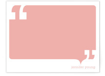 Talk bubble Personalized Stationery