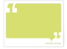 Talk bubble Personalized Stationery