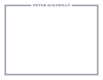 gentleman Personalized Stationery, by The Social Type