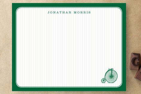 vintage bike Personalized Stationery