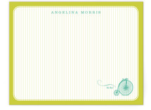 vintage bike Personalized Stationery