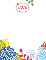 spring blossom Personalized Stationery, by J Press Designs