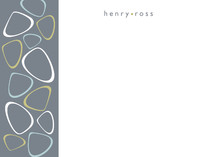 zen pebbles Personalized Stationery, by Amy Sheridan