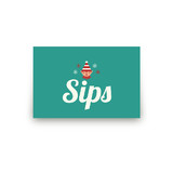 Happy Santa Table Signs