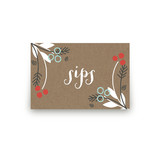 Berry Kraft Table Signs