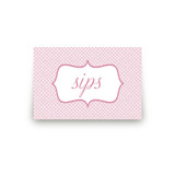 Red Velvet Table Signs