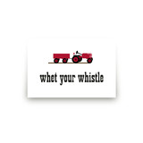 A Tractor Pull Table Signs