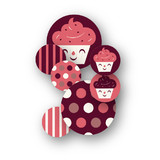 Sweet Cupcakes Table Confetti