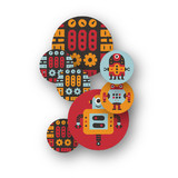 Robot Bleep Bleep Table Confetti