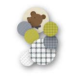Gentleman Bear Table Confetti