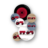 A Tractor Pull Table Confetti