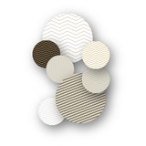 Sophisticated Chevron Table Confetti