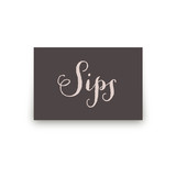 Glitter Bling Table Signs