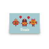 Robot Bleep Bleep Table Signs