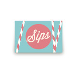 Soda Shop Table Signs