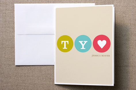 Bridal Shower Thank You Cards