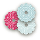 Elegant Joy Wine Glass Tags