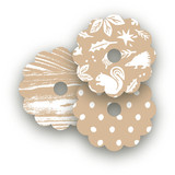 Pastoral Noel Wine Glass Tags