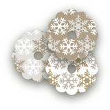 Silver and Gold Wine Glass Tags