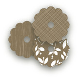 Foliage Thanksgiving Wine Glass Tags