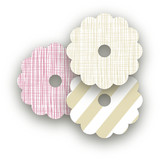 Red Velvet Wine Glass Tags