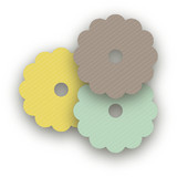Wooded Blooms Wine Glass Tags