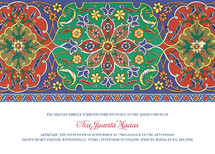 Pintado Quinceañera Invitations