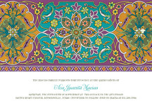 Pintado Quinceañera Invitations