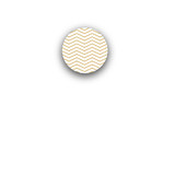Sophisticated Chevron Rounded Closure Sticker