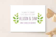 Reception Cards
