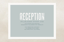 Reception Cards