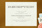 Reception Cards