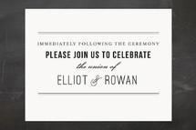 Reception Cards